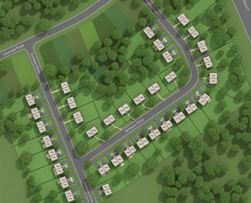 Jameson Townhomes Aerial Map