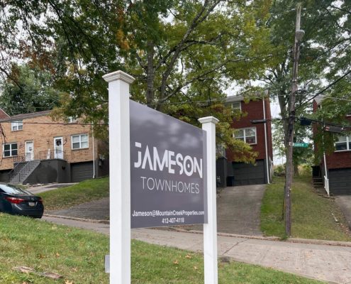 Jameson Townhomes Sign