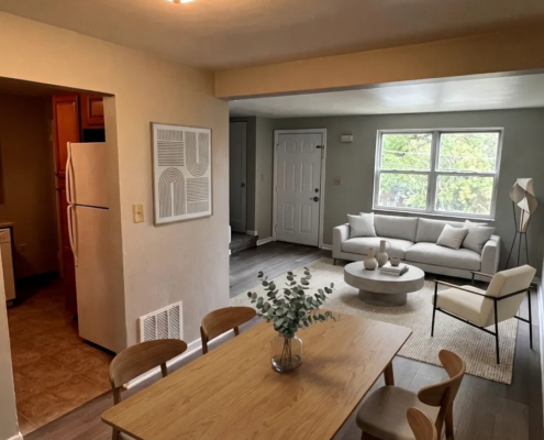 Jameson living room and dining room